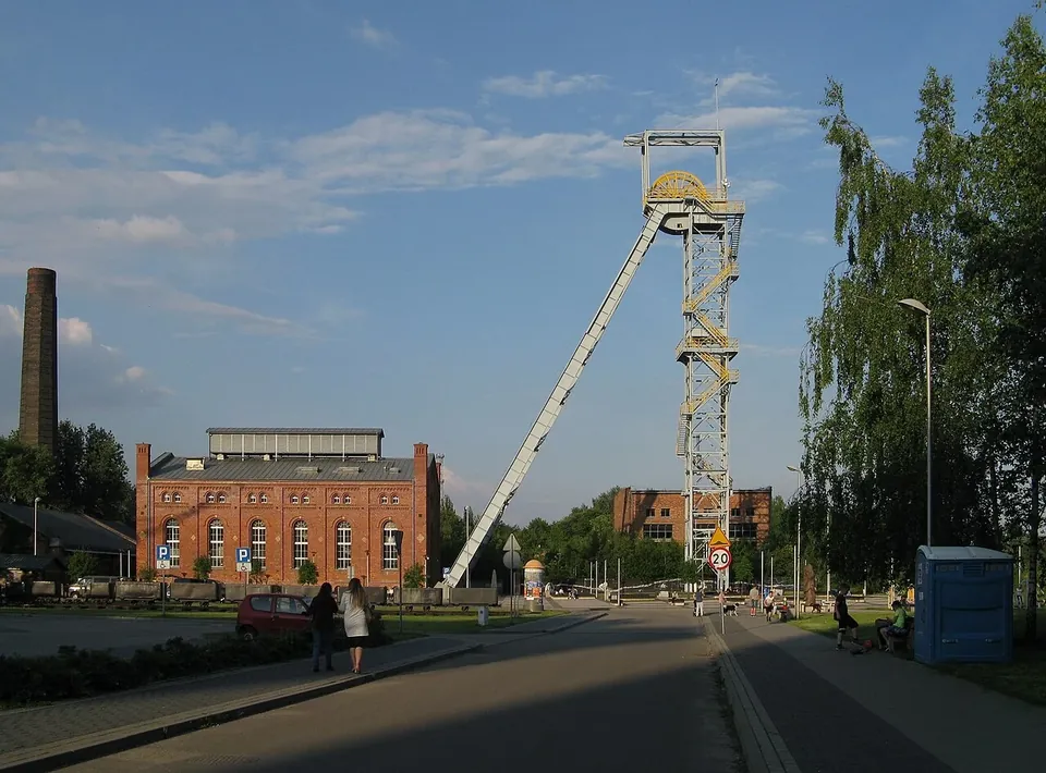 Szyb Krystyn i zabudowania Parku Tradycji w Siemianowicach Śląskich